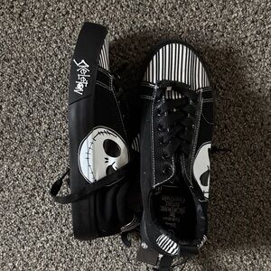 Disney Black and White Skeleton Sneakers